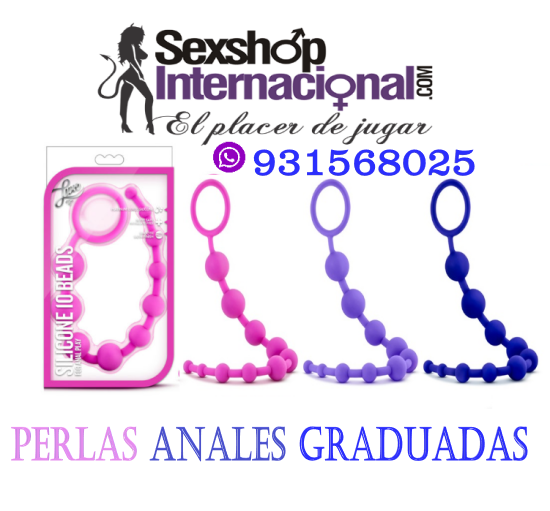 CADENA DE SILICONA ANAL LUXE SEXSHOP PTE PIEDRA 931568025